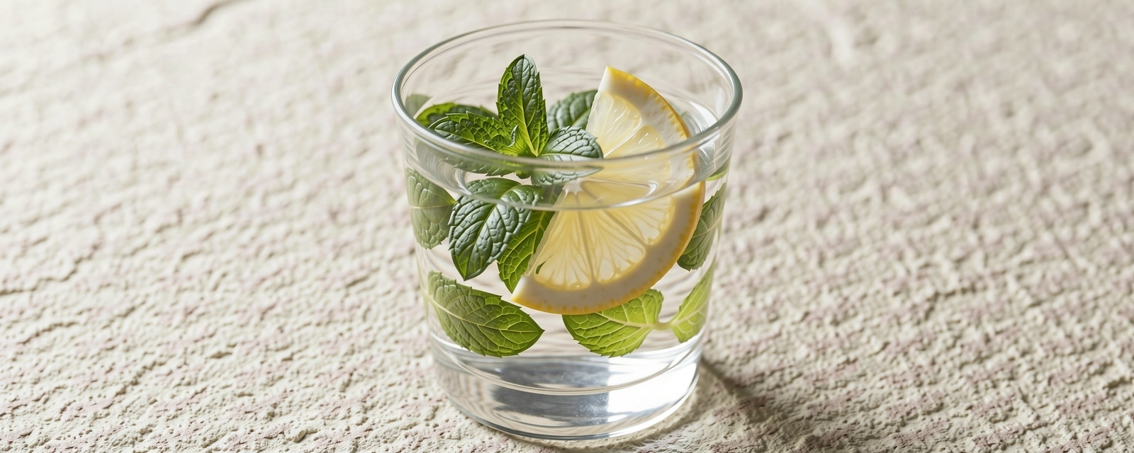 O băutură proaspătă și clară simbolizând transparența